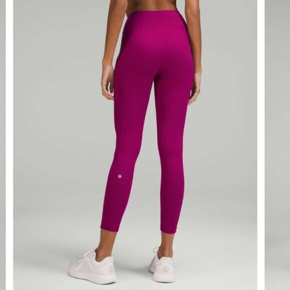 Lululemon Invigorate High-Rise Tight Legging w Pockets Magenta Purple Size 6 - Picture 2 of 9